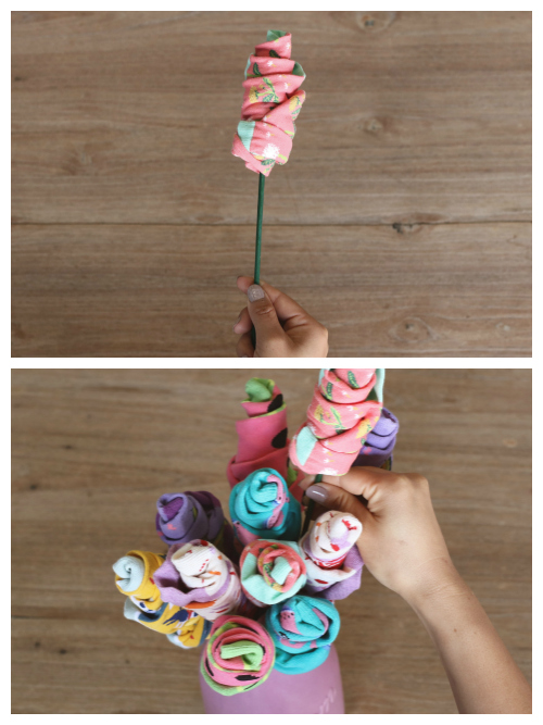 how to make a diy sock flower bouquet – Goodly